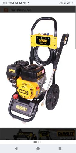 DeWalt 3400psi pressure washer