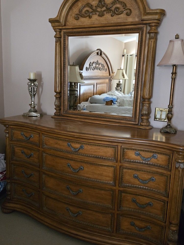 Dresser And Mirror