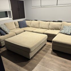 Large Sectional + Ottoman