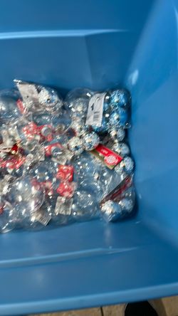 Christmas Ball Ornaments Bulk Lot