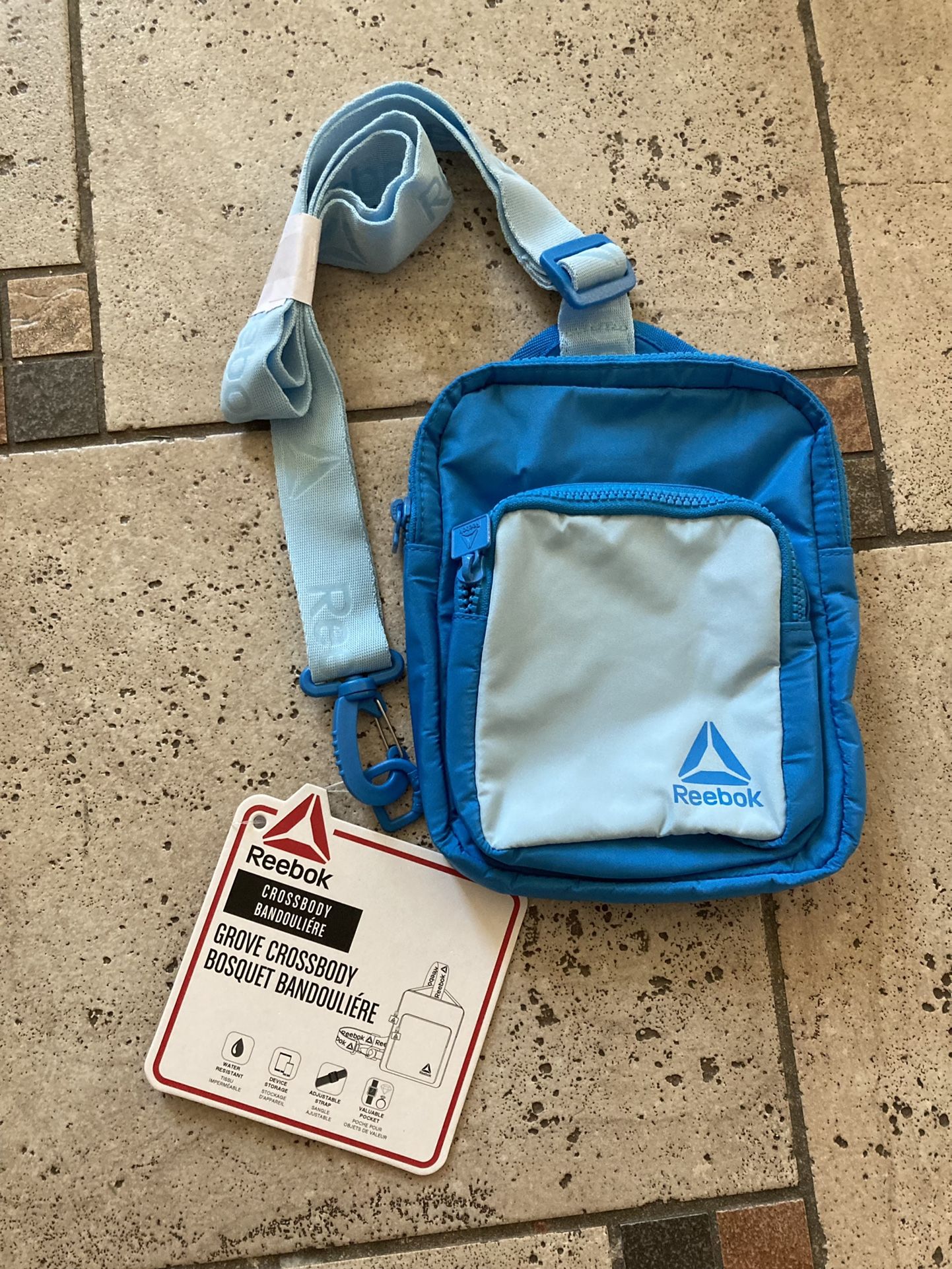 NWT Reebok Grove Crossbody blue 