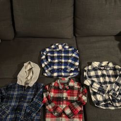 Boys Flannel Shirts Size 4T