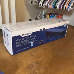 Voice Clarifying Sound Bar Headset System