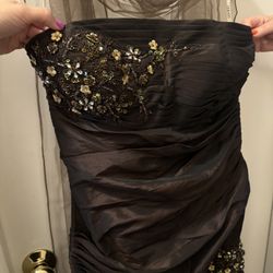 Brown Wedding Guest/mother-in-law Gown