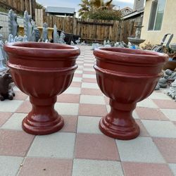 New Flower Pots Made Out Of Cement Perfect Gift 