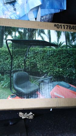 Blue Hawk tractor sunshade for riding lawn mower Father's Day