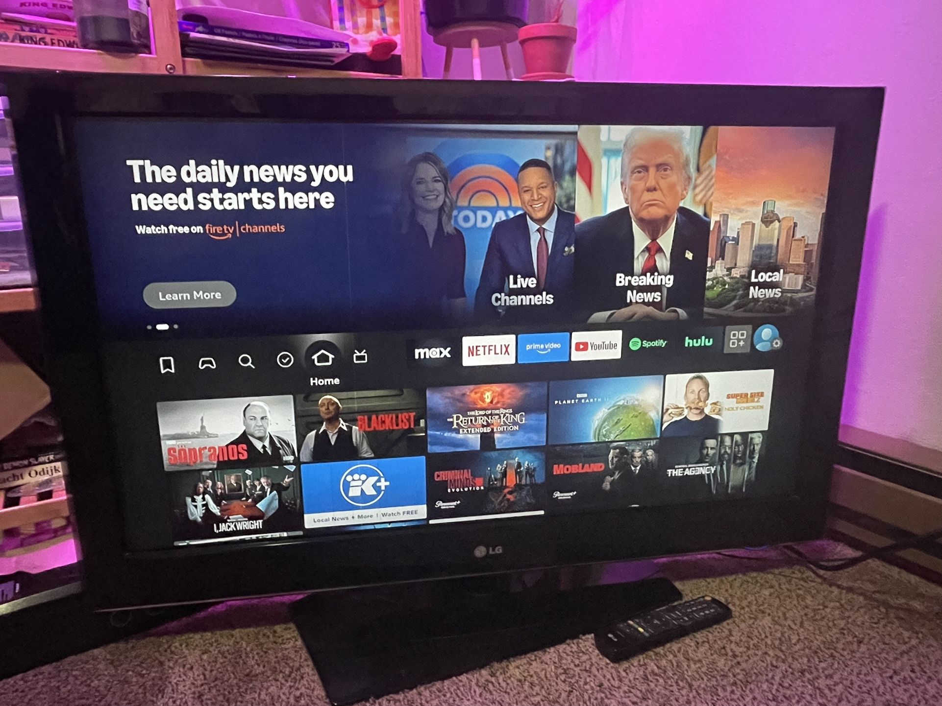 LG 42” LCD TV - 1080p HD