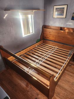 FREE Queen Bed Frame, Nightstand & Dresser