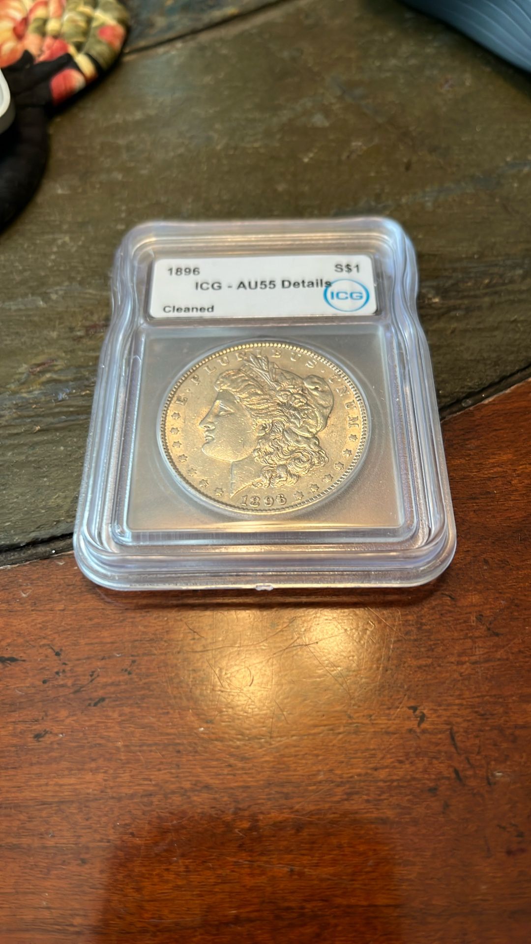 1897 Morgan Silver Dollar Graded AU55!