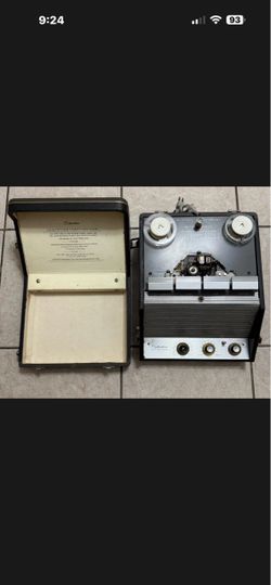 Sears Silvertone 1960's Portable Stereo Reel To Reel Tape Recorder 2232 Works