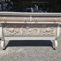 Beautiful Refinished Antique Vintage Dresser