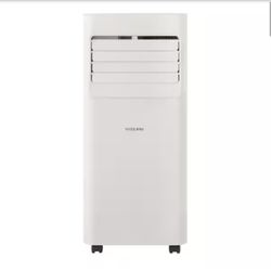 Vissani 5,000 BTU 115-Volt 3-in-1 Portable Air Conditioner Unit Cools up to 150 sq. ft. with Dehumidifier and Remote in White