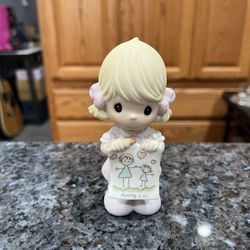 Precious Moments "Mommy & Me (Girl) Figurine.  Preowned excellent condition.  Has been on display in a cabinet.  