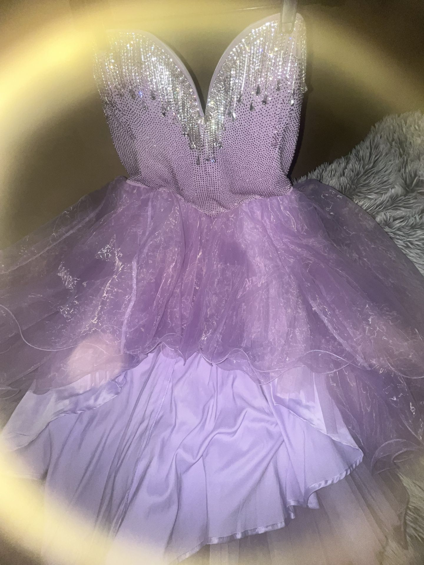 Purple Sparkly Dress 
