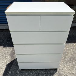 IKEA MALM 6 Drawer Chest 