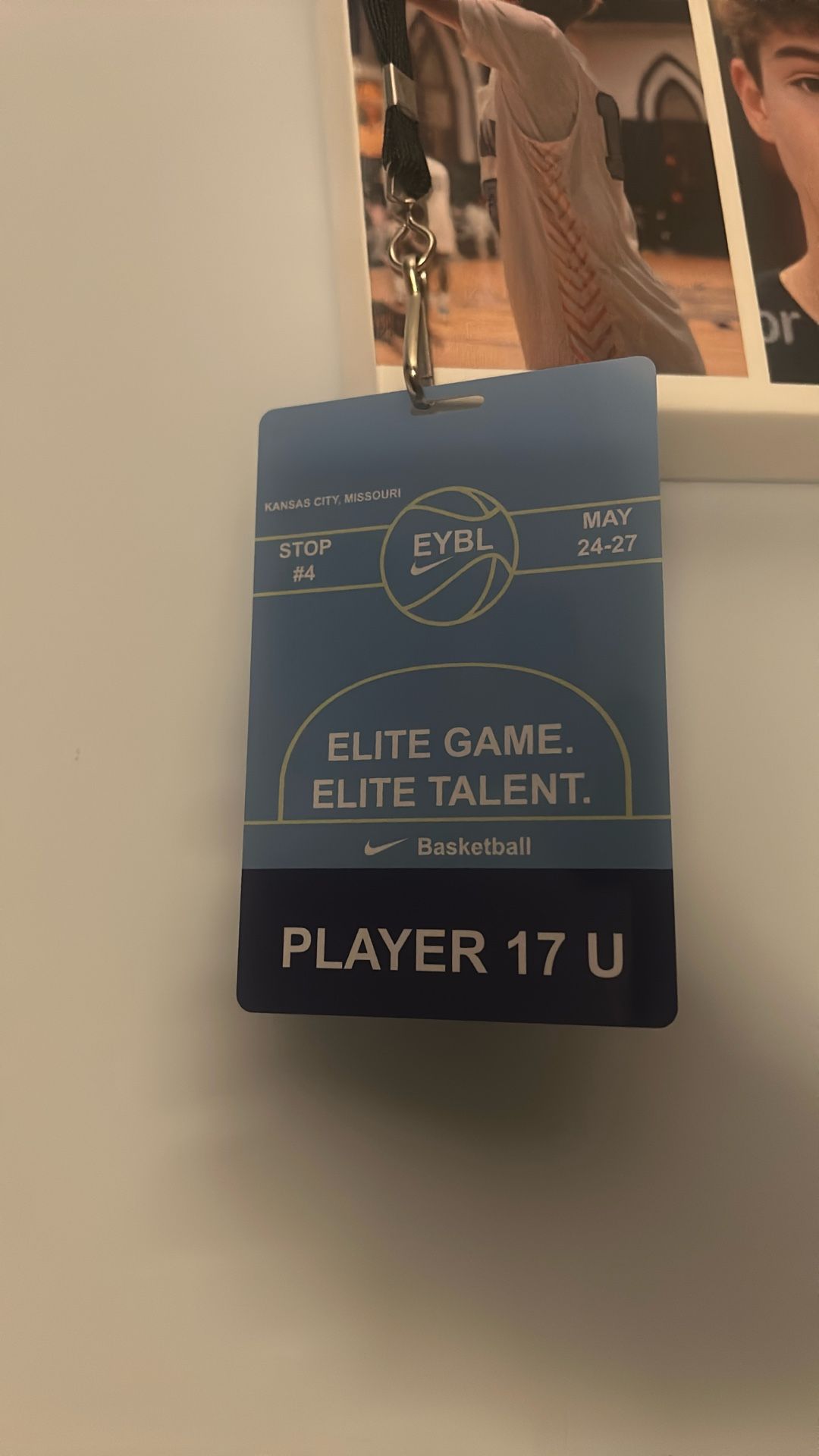 EYBL 17u player pass (tag)