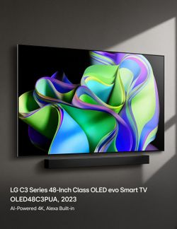 LG OLED evo C3 48 Inch 4K Smart TV LIKE NEW