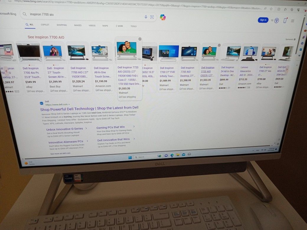 Dell Inspirion All-In-One 27" Touch screen