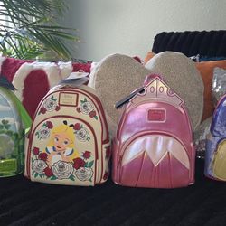 DISNEY PRINCESS LOUNGEFLY BACKPACKS