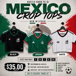 Women’s crop tops  Mexico