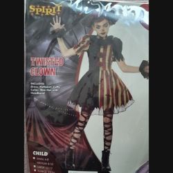 Twisted CLOWN HALLOWEEN COSTUME 