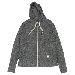 Vuori Halo Performance Hoodie 2.0 XS Extra Small Gray Sweatshirt Full Zip VW268