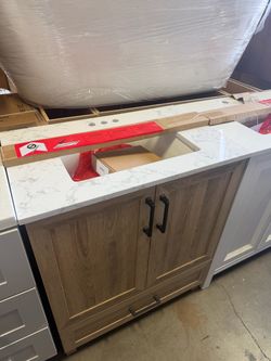 30in Vanity with Stone Top