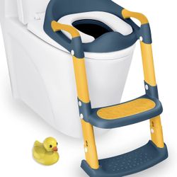 Potty Training Seat, Toddler Step Stool, 2 in 1 Toilet for Kids