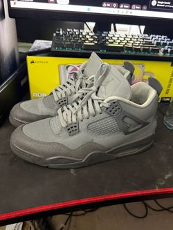 Jordan 4 Paris Olympics wet cement