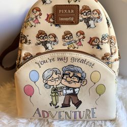 LOUNGEFLY PIXAR UP MY GREATEST ADVENTURE MINI BACKPACK
