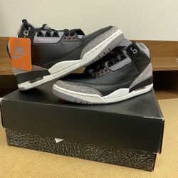 Jordan Black cement 3’s