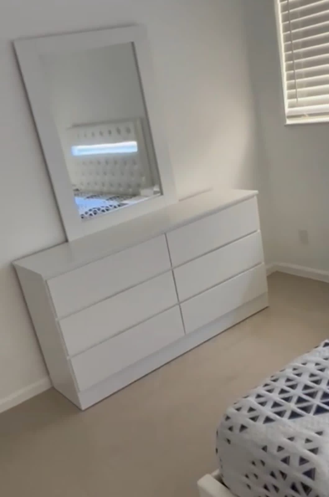 Dresser And Mirror White New