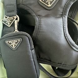 Prada Dog Harness with Leash