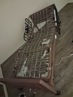 Medical twin Bed electric with remote and mattress