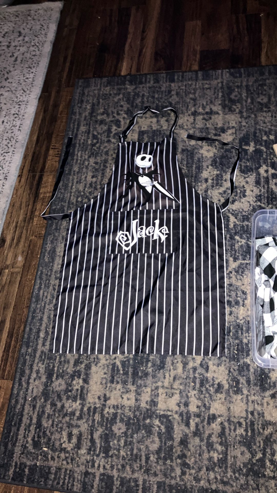Jack Skeleton Handmade Kitchen Apron 