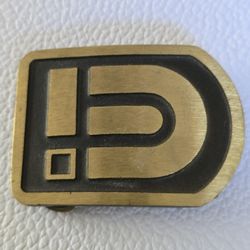 DYNABUCKLE Vintage Brass Belt Buckle Provo Utah 