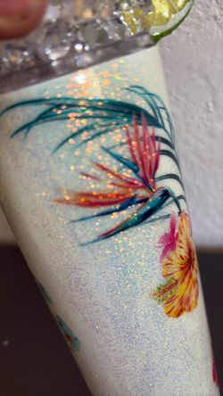 Tropical tumbler cup
