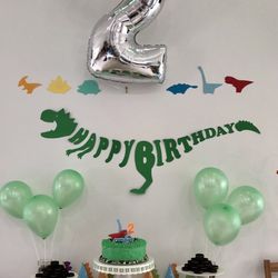 Dinosaur Birthday Party Paper Banner Decoration