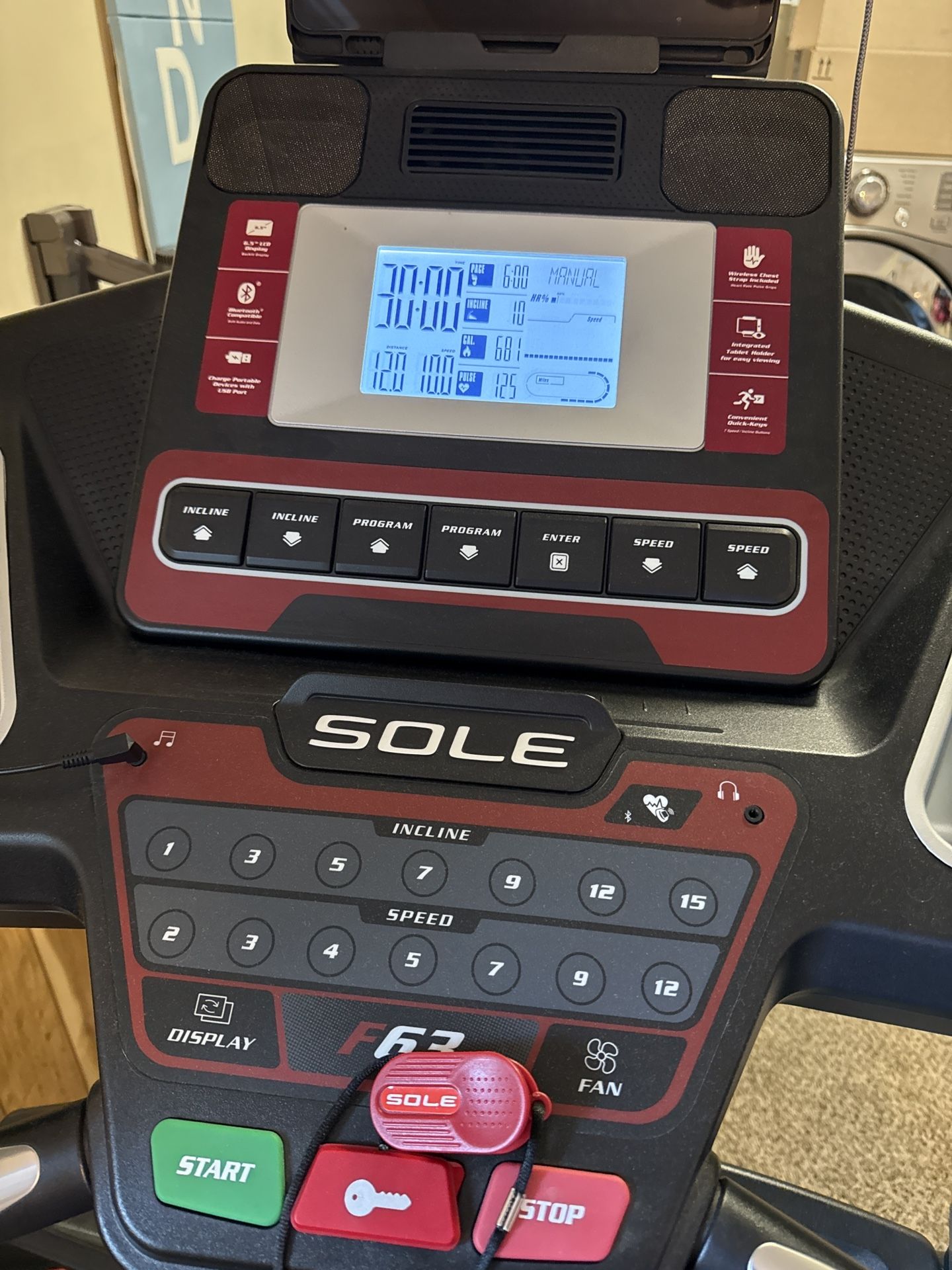 Almost New Sole F63 Treadmill