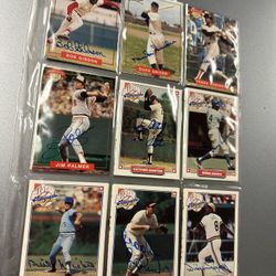 Autographed Baseball Cards 