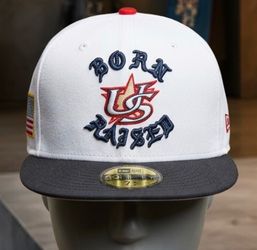 Born x Raised x WBC New Era 59FIFTY Fitted Hat Cap 7 1/2