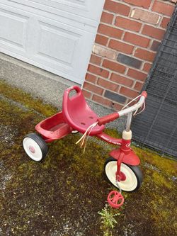 Antique Vintage Radio Flyer Tricycle Vintage Radio Flyers Toys