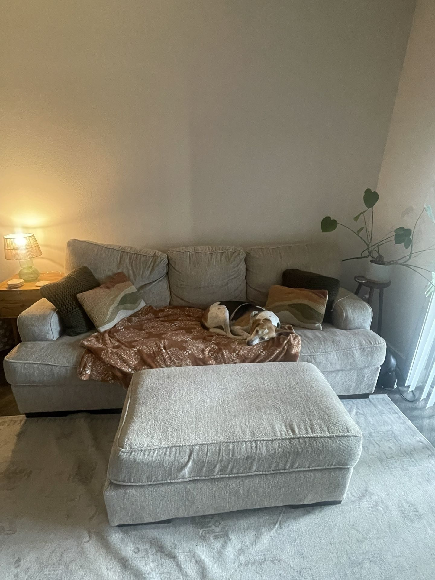 Couch and Ottoman