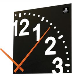 Cupecoy Design Infinitive Wall Clock with Laser Cut Numbers #32448 NEW IN BOX!!🕘