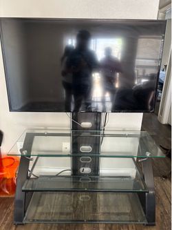 Glass TV Stand