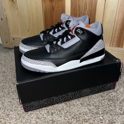 Jordan 3 Black Cement Size 13