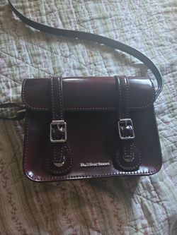 Dr. Martens Leather Satchel Crossbody Bag