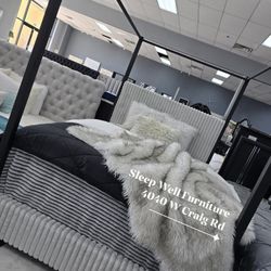 ✨️ King, Cal King, Queen Bed Frame ✨️ Furniture Sectionals, Bedrooms, Dining Avail