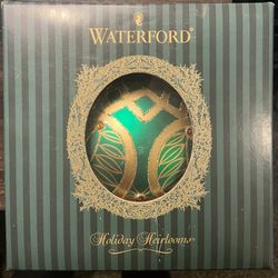 VTG  Waterford Holiday Heirlooms Nostalgic Collection Peacock Grande Ball