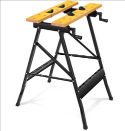 Folding Workbench - Portable Workbench with Vise